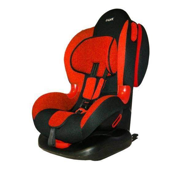 Детское автомобильное кресло Siger "Кокон - Isofix", цвет-красный
