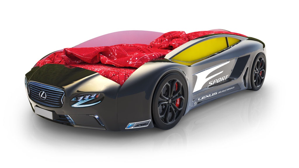 Кровать-машина детская серии "Roadster" Black