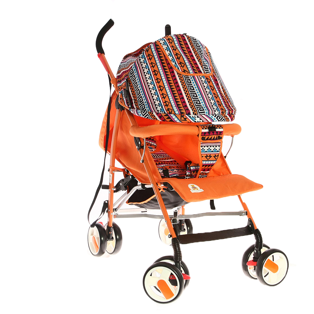 Летняя коляска-трость "Мишутка" SL 106, цвет-оранжевый