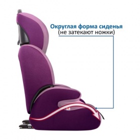 Автокресло Siger Стар ISOFIX, цвет - Фиолетовый