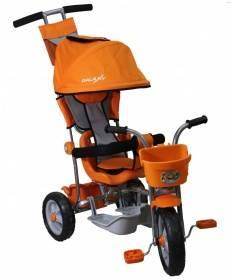 Универсальный детский трехколесный велосипед GALAXY оранжевый